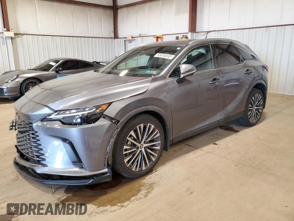 2023 Lexus RX with VIN 2T2BAMCA8PC025631, listed as a Copart auction lot 53818245 with 26,066 mi miles and Salvage Title. Bid and sale history available at carsss.com. Image 1.