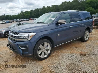 2023 Ford Expedition Max King Ranch with VIN 1FMJK1N88PEA01019, listed as a Copart auction lot 56015515 with 51,976 mi miles and Salvage title. Bid and sale history available at DreamBid. Image 1.