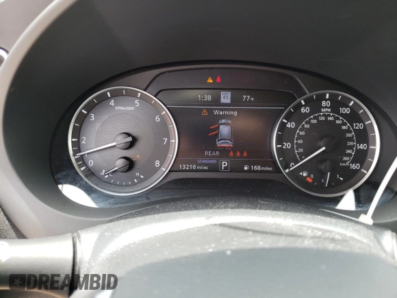 2020 Infiniti QX50 LUXE with VIN 3PCAJ5M12LF103637, listed as a Copart auction lot 50857392 with 13,216 mi miles. Bid and sale history available at carsss.com. Image 8.