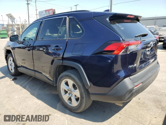 2021 Toyota RAV4 Hybrid XLE with VIN 2T3RWRFV4MW113240, listed as a Copart auction lot 65217455 with 42,715 mi miles and Salvage title. Bid and sale history available at DreamBid. Image 2.