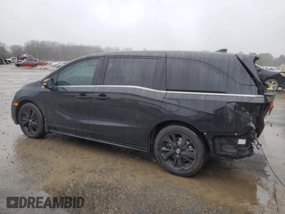 2024 Honda Odyssey Sport with VIN 5FNRL6H72RB059777, listed as a Copart auction lot 45190895 with 7,551 mi miles and Salvage Title. Bid and sale history available at DreamBid. Image 2.