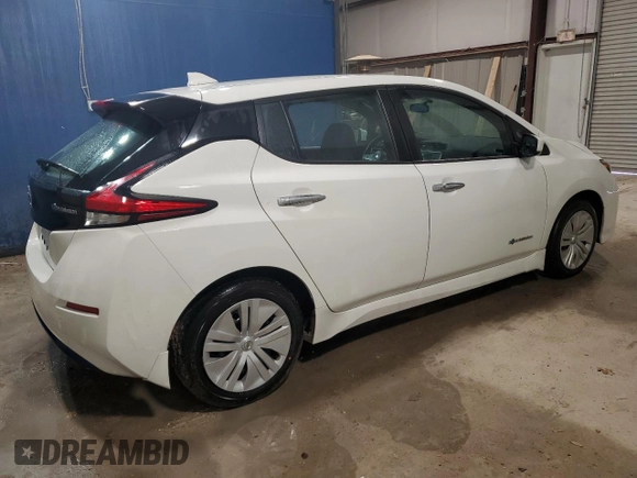 2018 Nissan LEAF S with VIN 1N4AZ1CP6JC311673, listed as a Copart auction lot 54457335 with 52,693 mi miles and Clean Title. Bid and sale history available at DreamBid. Image 3.
