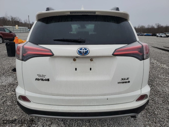 2017 Toyota RAV4 Hybrid XLE with VIN JTMRJREV0HD084371, listed as a Copart auction lot 50912655 with 133,926 mi miles and Salvage Title. Bid and sale history available at carsss.com. Image 6.