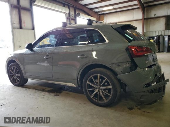 2022 Audi SQ5 Premium Plus with VIN WA1B4AFY1N2136126, listed as a Copart auction lot 47566484 with 25,777 mi miles and . Bid and sale history available at DreamBid. Image 2.
