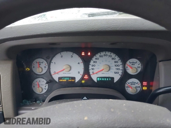 2005 Dodge 3500 SLT with VIN 3D7LS38C95G829634, listed as a IAAI auction lot 41478684 with 173,801 mi miles and . Bid and sale history available at DreamBid. Image 7.