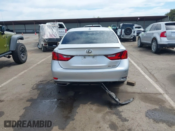 2013 Lexus GS 350 with VIN JTHBE1BL0D5022966, listed as a IAAI auction lot 42009025 with 1 mi miles. Bid and sale history available at carsss.com. Image 16.