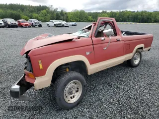 1987 Ford Ranger with VIN 1FTBR10T7HUC19721, listed as a Copart auction lot 83959854 with 33,497 mi miles and Salvage Title. Bid and sale history available at DreamBid. Image 1.