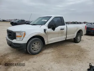 2021 Ford F-150 XL with VIN 1FTMF1C59MKF04988, listed as a Copart auction lot 45366475 with 68,839 mi miles and Salvage title. Bid and sale history available at DreamBid. Image 1.