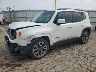 2017 Jeep Renegade Latitude z VIN ZACCJABB5HPG44565, wystawiony jako Copart lot #49700675 z przebiegiem 71 175 mil mil oraz Szkoda całkowita • Salvage title. Historia ofert i sprzedaży dostępna na DreamBid. Obrazek 1.