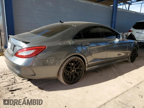 2016 Mercedes-Benz CLS 400 with VIN WDDLJ6HB6GA163460, listed as a Copart auction lot 44641685 with 112,664 mi miles and Salvage title. Bid and sale history available at DreamBid. Image 3.