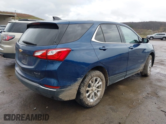 2019 Chevrolet Equinox LT with VIN 3GNAXUEV4KL361367, listed as a IAAI auction lot 41931983 with 59,115 mi miles and . Bid and sale history available at carsss.com. Image 4.