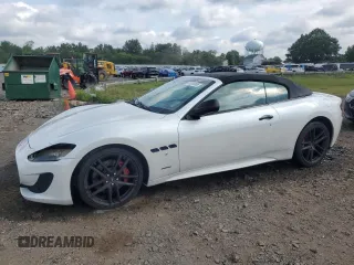 2015 Maserati GranTurismo Convertible Sport with VIN ZAM45VMA7F0129599, listed as a Copart auction lot 62089003 with 17,113 mi miles. Bid and sale history available at carsss.com. Image 1.