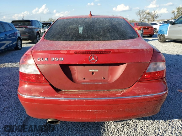 2007 Mercedes-Benz CLK 350 with VIN WDBTJ56H97F227410, listed as a Copart auction lot 44182255 with 211,780 mi miles and Salvage title. Bid and sale history available at DreamBid. Image 6.
