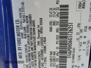 2016 Ford Fusion SE with VIN 1FA6P0HD6G5126251, listed as a Copart auction lot 79617324 with 88,241 mi miles and Salvage title. Bid and sale history available at DreamBid. Image 12.