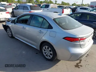 2025 Toyota Corolla LE with VIN 5YFB4MDE0SP235047, listed as a IAAI auction lot 41857041 with 6,980 mi miles. Bid and sale history available at carsss.com. Image 3.