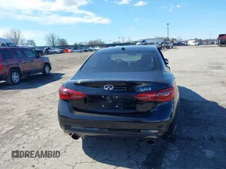 2018 Infiniti Q50 3.0t LUXE with VIN JN1EV7AP1JM355865, listed as a IAAI auction lot 41863684 with 84,336 mi miles. Bid and sale history available at carsss.com. Image 16.