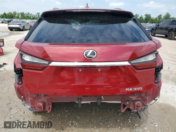 2019 Lexus RX 350 z VIN 2T2ZZMCA5KC136234, wystawiony jako Copart lot #55791455 z przebiegiem 58 001 mil mil oraz Szkoda całkowita • Salvage title. Historia ofert i sprzedaży dostępna na DreamBid. Obrazek 6.