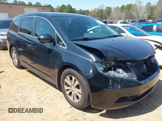 2014 Honda Odyssey EX with VIN 5FNRL5H46EB025769, listed as a IAAI auction lot 41863589 with 136,186 mi miles. Bid and sale history available at carsss.com. Image 1.