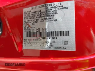 2004 Ford Mustang GT Deluxe z VIN 1FAFP42XX4F210024, wystawiony jako IAAI lot #42119586 z przebiegiem 176 164 mil mil oraz . Historia ofert i sprzedaży dostępna na DreamBid. Obrazek 9.