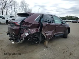 2018 Ford Edge Titanium with VIN 2FMPK4K87JBB18450, listed as a Copart auction lot 53461425 with 54,101 mi miles and Salvage Title. Bid and sale history available at carsss.com. Image 3.