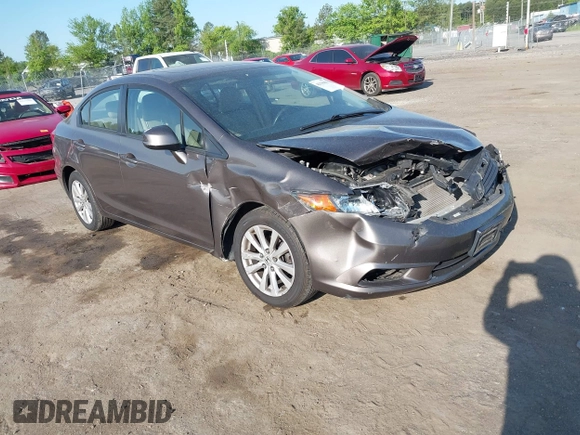 2012 Honda Civic EX-L with VIN 19XFB2F94CE303073, listed as a IAAI auction lot 42136841 with 102,905 mi miles and . Bid and sale history available at DreamBid. Image 1.