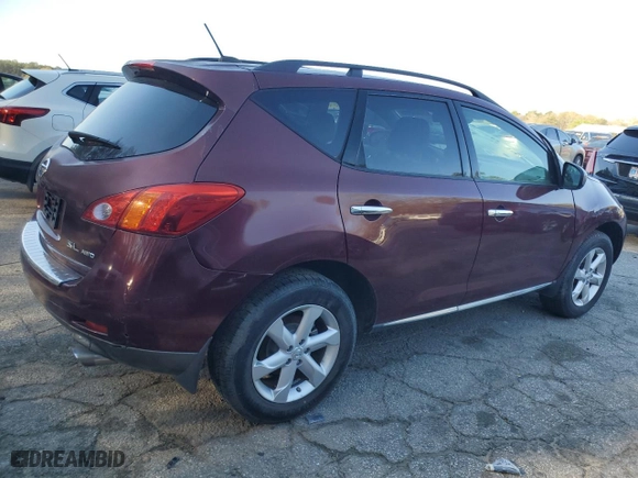 2009 Nissan Murano S with VIN JN8AZ18W59W108749, listed as a Copart auction lot 50518645 with 151,179 mi miles and Clean Title. Bid and sale history available at carsss.com. Image 3.
