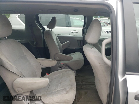 2015 Toyota Sienna L with VIN 5TDZK3DCXFS620092, listed as a Copart auction lot 61606095 with 130,624 mi miles and Salvage title. Bid and sale history available at DreamBid. Image 11.