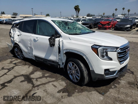 2024 GMC Terrain SLT with VIN 3GKALPEG3RL195168, listed as a Copart auction lot 60754785 with 41,177 mi miles and Salvage title. Bid and sale history available at DreamBid. Image 4.