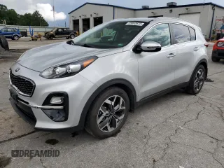 2020 Kia Sportage EX с VIN KNDPN3AC1L7707484, выставлен на аукционе Copart как лот 59848635 с пробегом 76 211 миль миль и Списание • Salvage title. История ставок и продаж доступна на DreamBid. Изображение 1.
