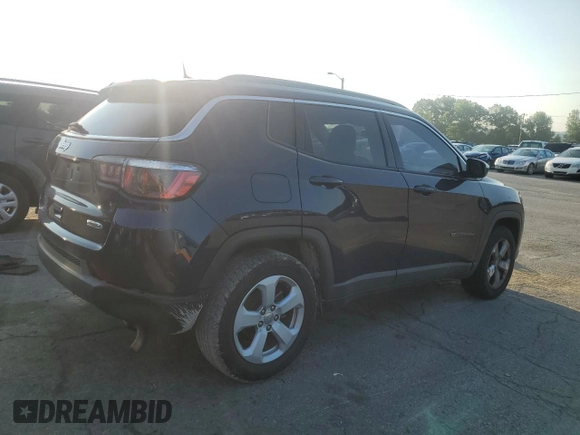 2018 Jeep Compass Latitude z VIN 3C4NJCBB5JT186724, wystawiony jako Copart lot #62260775 z przebiegiem 178 011 mil mil oraz Czysty tytuł • Clean title. Historia ofert i sprzedaży dostępna na DreamBid. Obrazek 3.