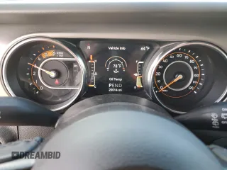 2022 Jeep Wrangler Unlimited Willys with VIN 1C4HJXDM4NW252778, listed as a Copart auction lot 72534664 with 20,014 mi miles and Salvage Title. Bid and sale history available at DreamBid. Image 9.