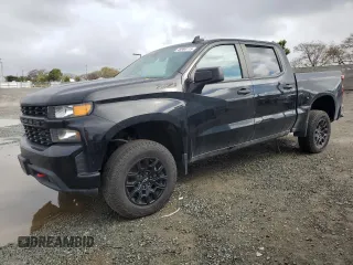 2022 Chevrolet Silverado 1500 Custom Trail Boss with VIN 3GCPYCEK5NG171462, listed as a Copart auction lot 48988115 with 18,717 mi miles and Salvage Title. Bid and sale history available at DreamBid. Image 1.