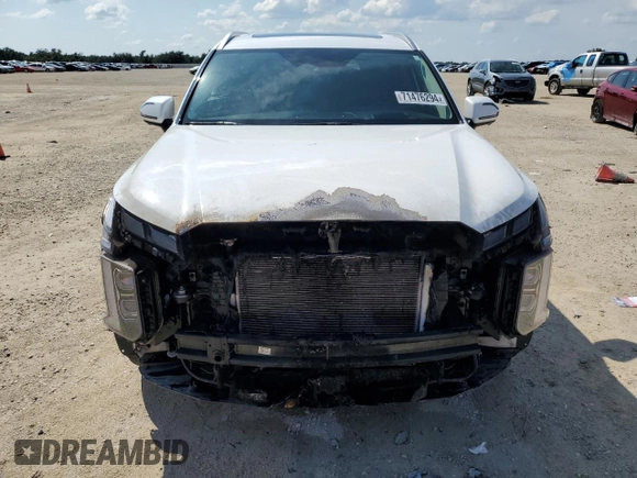 2023 Hyundai Palisade Limited z VIN KM8R54GE5PU607639, wystawiony jako Copart lot #71476294 z przebiegiem 44 390 mil mil oraz Nie do naprawy • Non repairable. Historia ofert i sprzedaży dostępna na DreamBid. Obrazek 5.