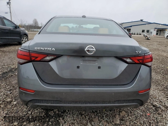 2021 Nissan Sentra SV with VIN 3N1AB8CV7MY242741, listed as a Copart auction lot 52522655 with 35,634 mi miles and Non repairable. Bid and sale history available at DreamBid. Image 6.