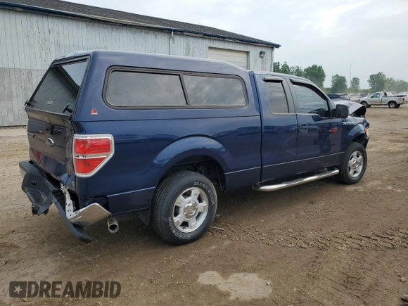 2010 Ford F-150 XL with VIN 1FTFX1CV1AFC03710, listed as a Copart auction lot 59748245 with 60,679 mi miles and Clean title. Bid and sale history available at DreamBid. Image 3.