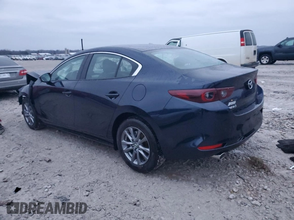 2025 Mazda 3 S with VIN 3MZBPAAM9SM454143, listed as a Copart auction lot 84151204 with Not Provided miles and Salvage Title. Bid and sale history available at DreamBid. Image 2.