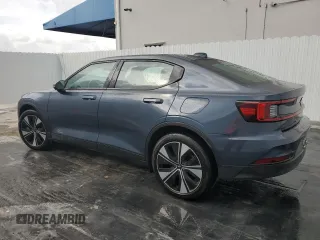 2024 Polestar 2 with VIN YSMFD3KA2RL212680, listed as a Copart auction lot 84706654 with 21,148 mi miles and Clean Title. Bid and sale history available at carsss.com. Image 2.