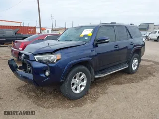 2019 Toyota 4Runner SR5 with VIN JTEBU5JR3K5722863, listed as a IAAI auction lot 41578713 with 109,723 mi miles. Bid and sale history available at carsss.com. Image 2.