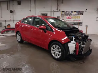 2013 Kia Rio LX with VIN KNADM4A36D6183300, listed as a IAAI auction lot 41644434 with 89,283 mi miles. Bid and sale history available at carsss.com. Image 1.