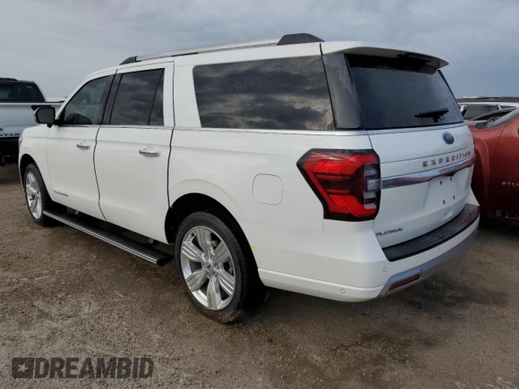 2024 Ford Expedition Max Platinum with VIN 1FMJK1M81REA23223, listed as a Copart auction lot 74358344 with Not provided miles and Non repairable. Bid and sale history available at DreamBid. Image 2.
