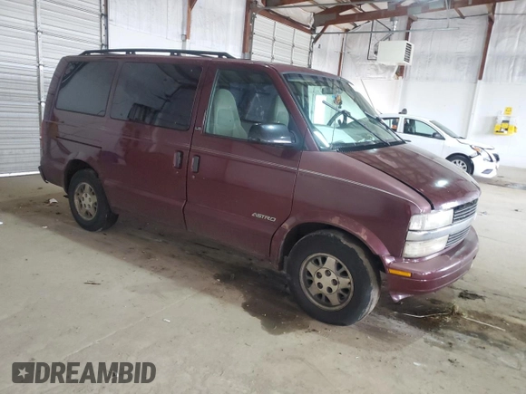 2002 Chevrolet Astro with VIN 1GNDM19X22B104337, listed as a Copart auction lot 47881855 with 209,472 mi miles and Salvage Title. Bid and sale history available at carsss.com. Image 4.