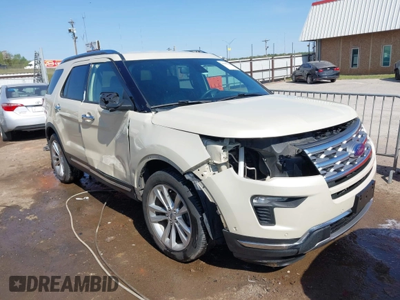 2018 Ford Explorer Limited z VIN 1FM5K7FH4JGA63211, wystawiony jako IAAI lot #41987810 z przebiegiem 89 442 mil mil oraz . Historia ofert i sprzedaży dostępna na DreamBid. Obrazek 1.