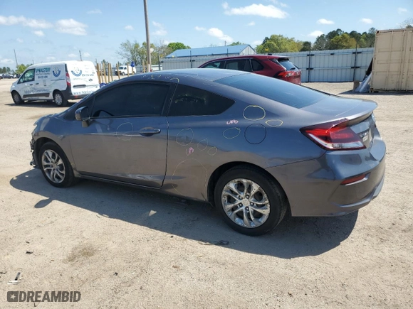2015 Honda Civic Coupe LX with VIN 2HGFG3B54FH518439, listed as a Copart auction lot 51330275 with 122,703 mi miles and Salvage Title. Bid and sale history available at carsss.com. Image 2.