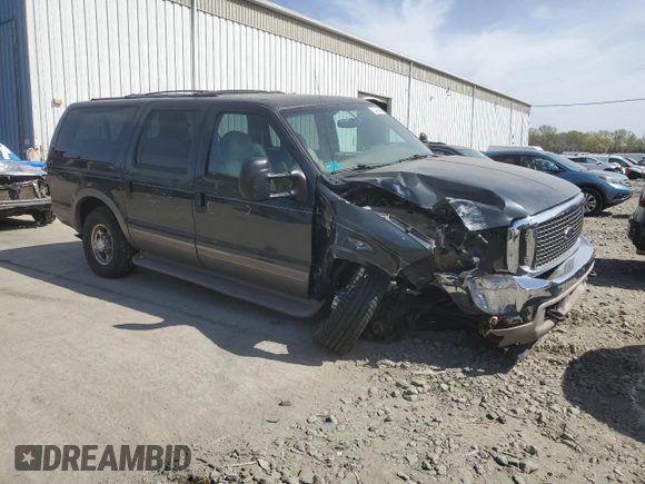 2001 Ford Excursion Limited z VIN 1FMSU43F71EA62211, wystawiony jako Copart lot #54668955 z przebiegiem 90 859 mil mil oraz Szkoda całkowita • Salvage title. Historia ofert i sprzedaży dostępna na DreamBid. Obrazek 4.