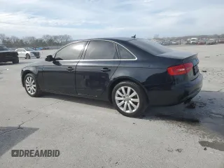 2013 Audi A4 Premium with VIN WAUAFAFLXDA061489, listed as a Copart auction lot 45212555 with 136,410 mi miles and Salvage Title. Bid and sale history available at carsss.com. Image 2.