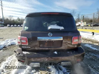 2020 Nissan Armada SL with VIN JN8AY2NCXL9619950, listed as a Copart auction lot 87454064 with 112,086 mi miles and Salvage Title. Bid and sale history available at carsss.com. Image 6.