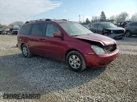 2008 Kia Sedona EX with VIN KNDMB233386198109, listed as a Copart auction lot 86275264 with 176,894 mi miles and Salvage Title. Bid and sale history available at carsss.com. Image 12.