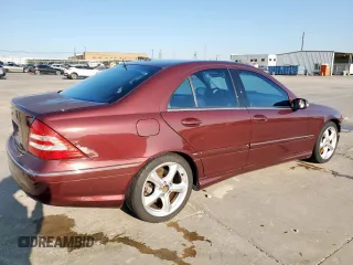 2006 Mercedes-Benz C 230 Sport with VIN WDBRF52H26F822471, listed as a Copart auction lot 51957955 with 146,176 mi miles and Salvage Title. Bid and sale history available at carsss.com. Image 3.