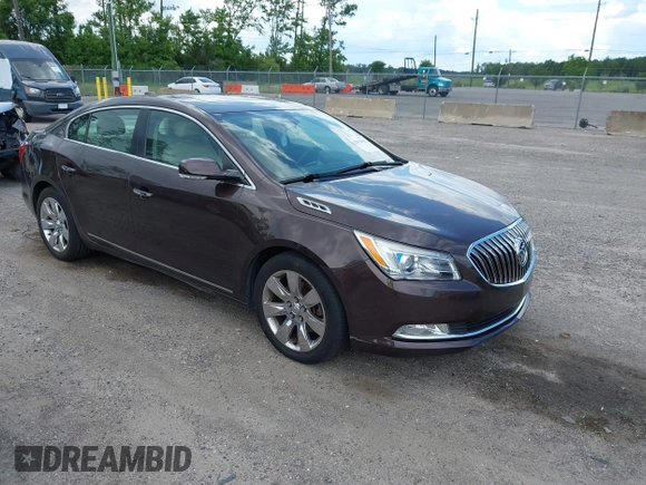 2015 Buick LaCrosse Leather with VIN 1G4GB5G38FF152910, listed as a IAAI auction lot 42625459 with 172,380 mi miles and . Bid and sale history available at DreamBid. Image 1.