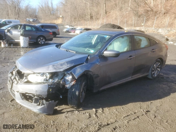 2016 Honda Civic Sedan EX with VIN 19XFC2F70GE223299, listed as a Copart auction lot 47004345 with 99,965 mi miles and Salvage Title. Bid and sale history available at carsss.com. Image 1.